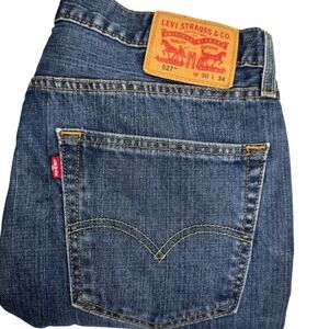 Levi Strauss Co 527 Mens Jeans W36 L33 Blue‎ Denim Straight Leg Classic Fit
